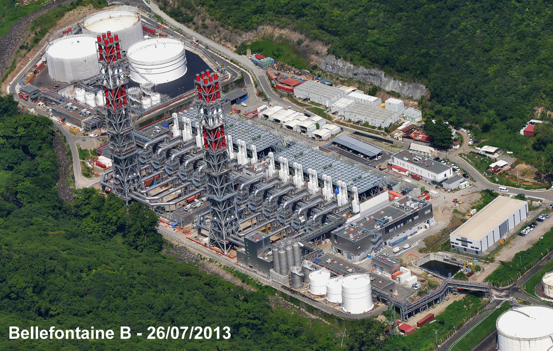 Bellefontaine 12 × 15 MW, fioul lourd